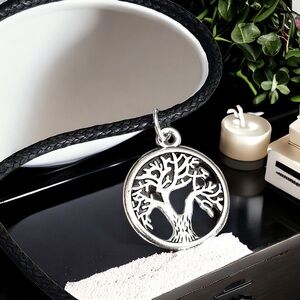 5 For $25💫Small Silver Tree of Life Pendant Necklace